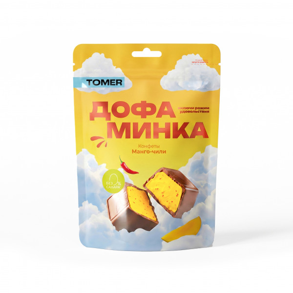№1 Фабрика Томер   Дофаминка Конфеты Манго-Чили, 125г  в Нижнем Новгороде
