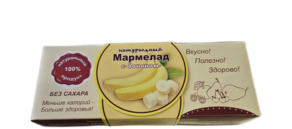  Мармелад натуральный "Банан" 140г  в Нижнем Новгороде