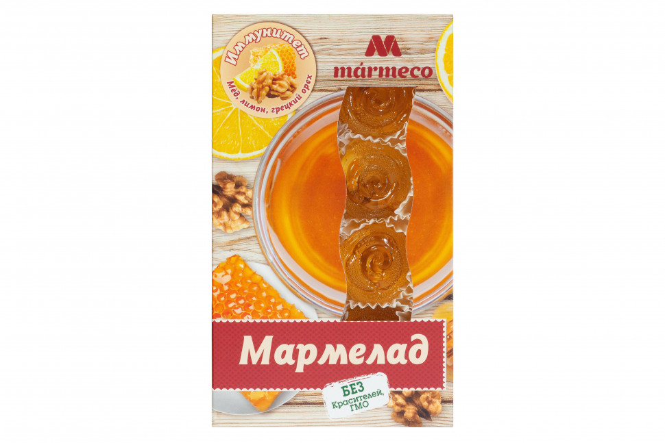  Мармелад "Иммунитет"  Мёд, лимон, грецкий орех, 180г  в Нижнем Новгороде